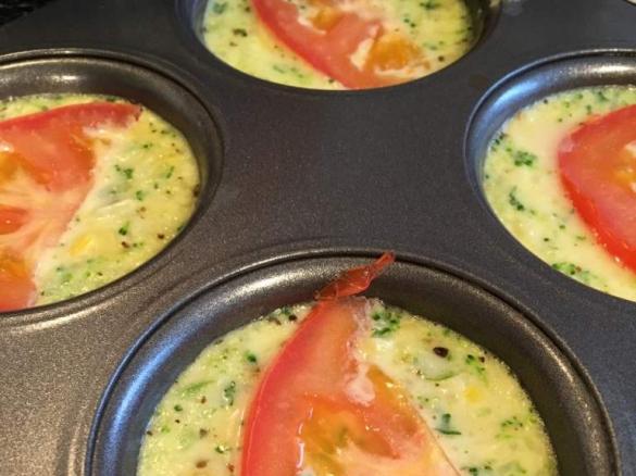 Vegetarian Mini Muffin Quiches