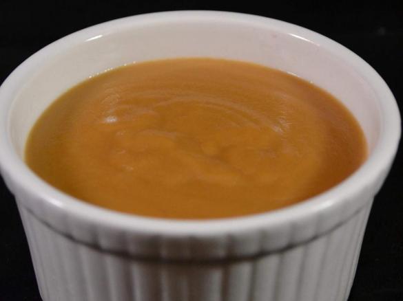 Coconut caramel custard