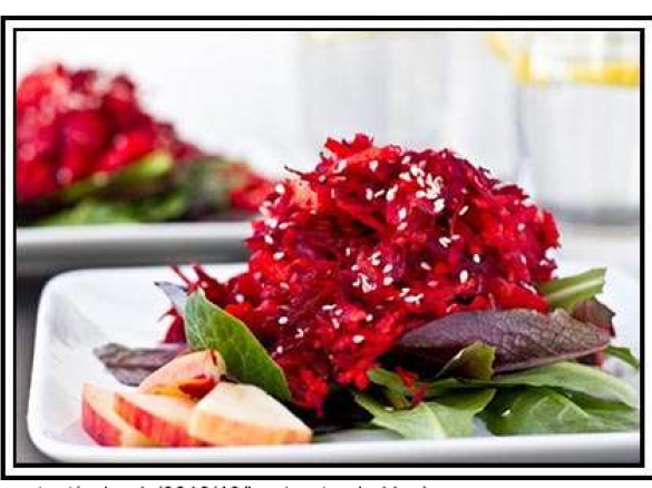 Beetroot, Pomegrante, and Pistachio Salad