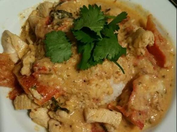 Chicken with Sun Dried Tomato Cream Sauce 