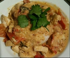 Chicken with Sun Dried Tomato Cream Sauce 