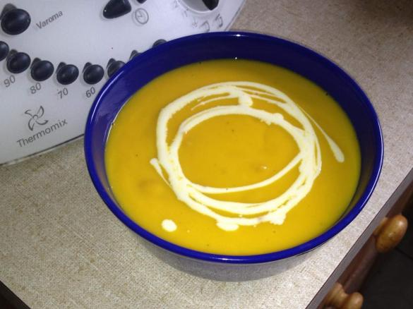 Creamy Sweet Potato and Bacon Soup