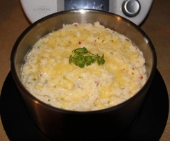 Creamy Garlic Cauliflower Rice