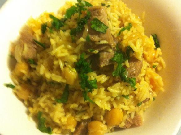 Lamb & Chickpea Pilaf