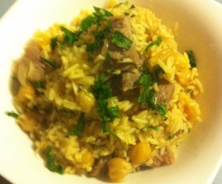Lamb & Chickpea Pilaf