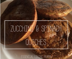 ZUCCHINI & SPINACH LUNCHBOX SLICE/QUICHES - ESSENTIAL LIVING MUMMA