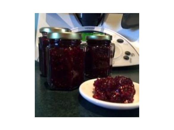 Strawberry,Raspberrry & Rosewater Jam