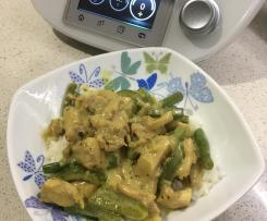 Green Chicken Curry with Jasmine Rice