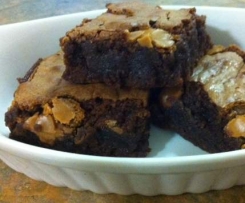 Gluten Free Salted Caramel Choc-Fudge Brownies