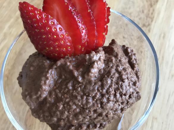 Chai Choc Puddings - low sugar