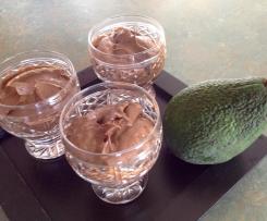 Chocolate avocado mousse