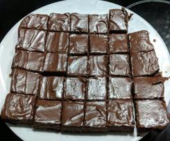 Peppermint Black Bean Brownies