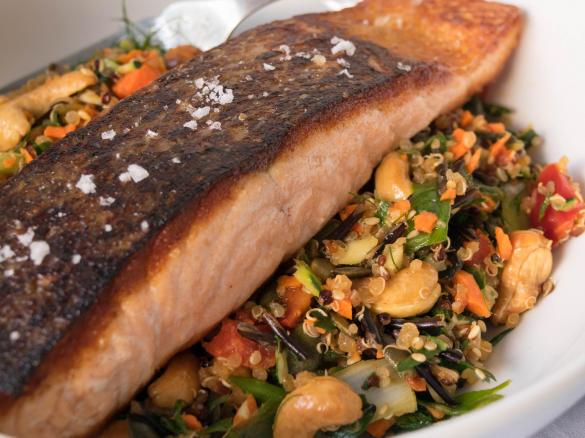 Wild Rice and Cashew Salad