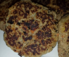Healthy hamburger patties/rissoles 