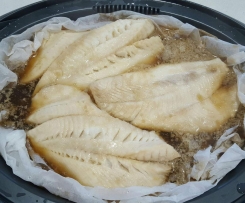 Sweet Soy & Ginger Steamed Fish