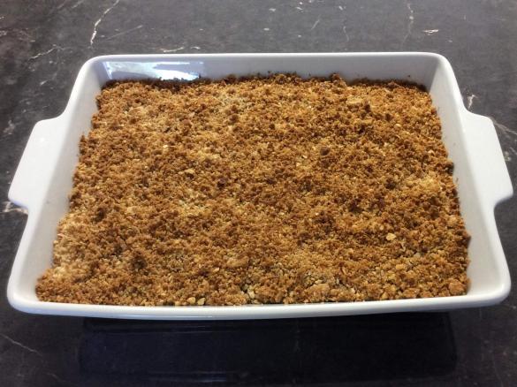 Apple 'bit-of-this-and-that' crumble