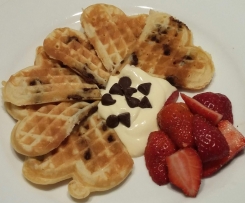 Choc Chip Waffles