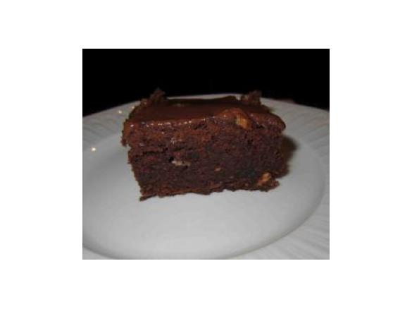 Dark & White Chocolate Brownies with Raspberries 