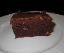 Dark & White Chocolate Brownies with Raspberries 