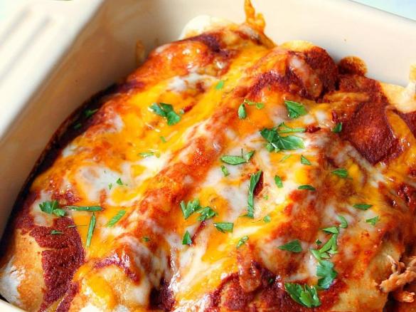 Easy-peasy Chicken enchiladas