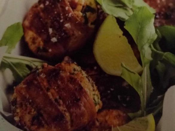 Bacon and herb chicken patties