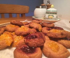 Yummy dairy-free spelt jam drops