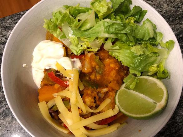 Chipotle Vegetable Chilli Bowls