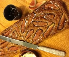 Hazelnut and Fig Tart