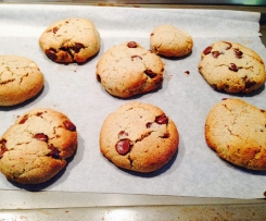 The Shrinking Hubby's Gluten Free Chewy Choc Chip Cookies