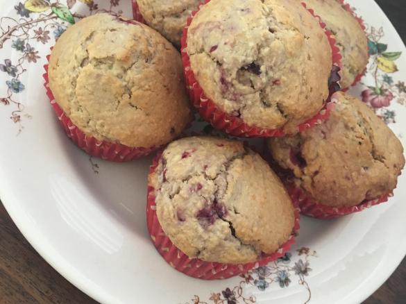 Wholesome Raspberry and Coconut Muffins