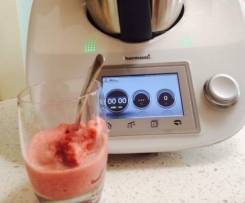 Cherry, lime and coconut sorbet