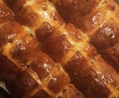 Mocha Hot Cross Buns