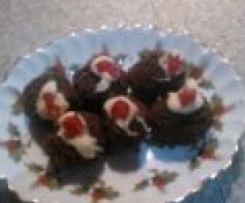 Mini Christmas Rum puddings