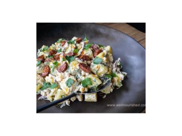 Thermomix middle eastern potato salad