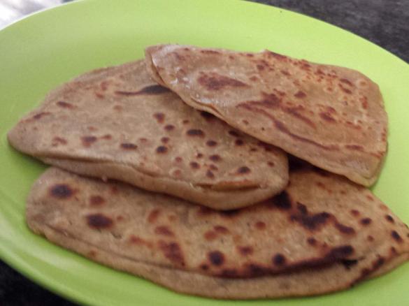 Paratha (Yeast free layered flat bread)