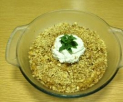 Raw Walnut and Apple Pie and Coconut Cream