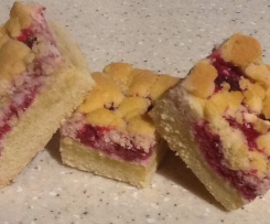 Easy Raspberry and White Chocolate Shortbread