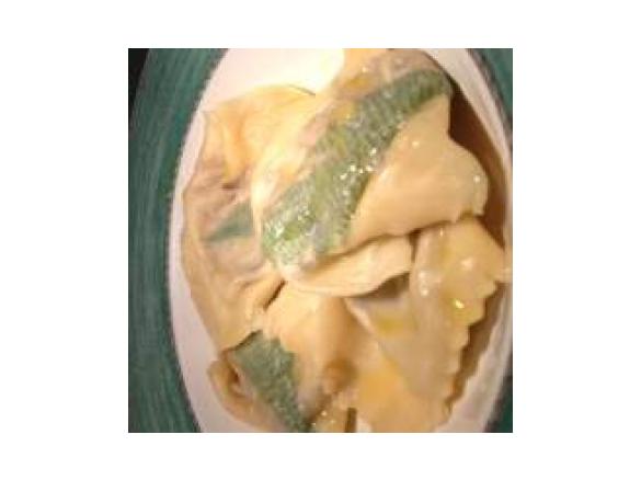 Mushroom and taleggio ravioli