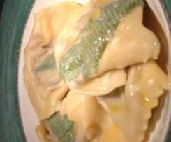 Mushroom and taleggio ravioli