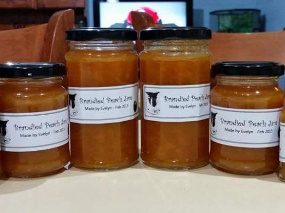 Brandied Peach or Apricot Jam
