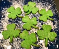 St Patrick's Day Marbled Sugar Cookies