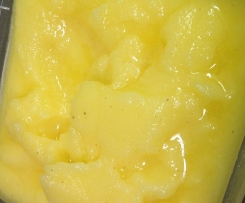 Orange and lemon sorbet