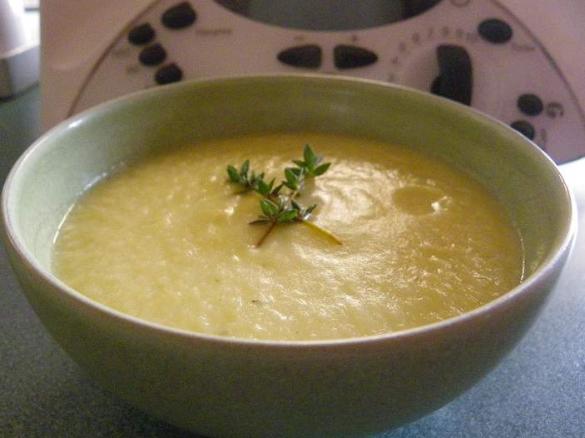Parsnip, Bacon and Thyme Soup