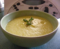 Parsnip, Bacon and Thyme Soup