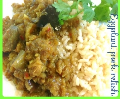 eggplant pork relish