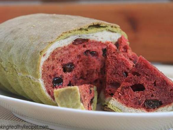 Watermelon Toast Bread