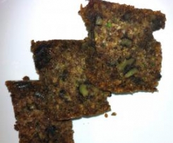 Zucchini, Walnut and Cranberry Cake - Gluten and Dairy Free