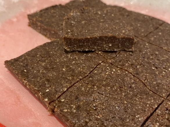 Choc Mint Bliss Ball Slice