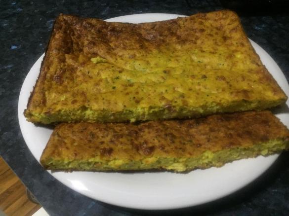 Sweet Potato, Zucchini and Bacon Slice