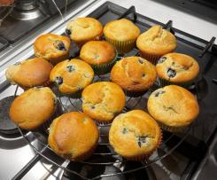 Moist Blueberry Muffins